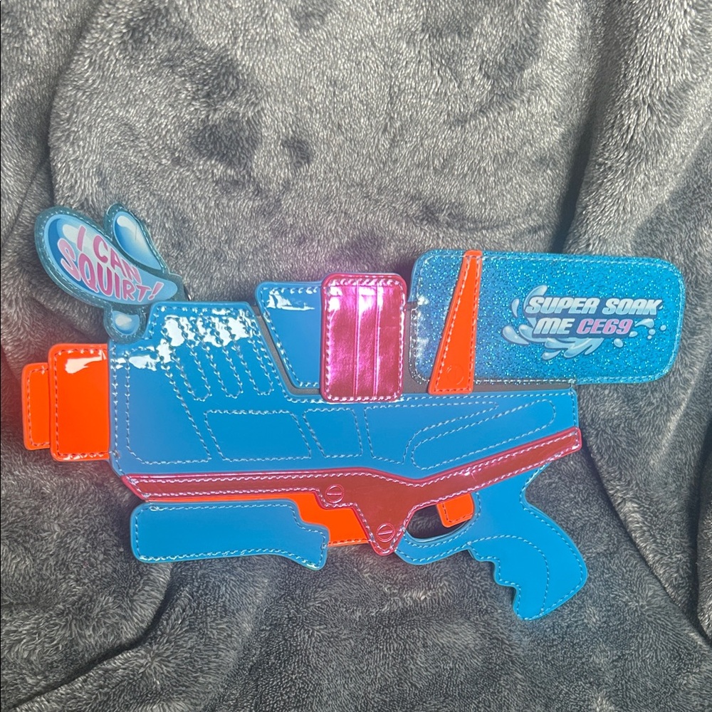 Colorful Water Gun-Shaped Crossbody Bag